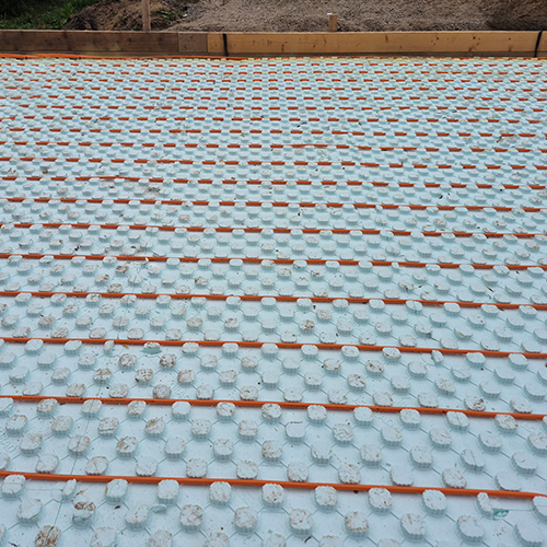 In floor heating sub