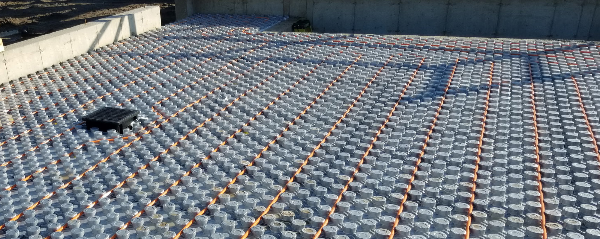 In floor heating